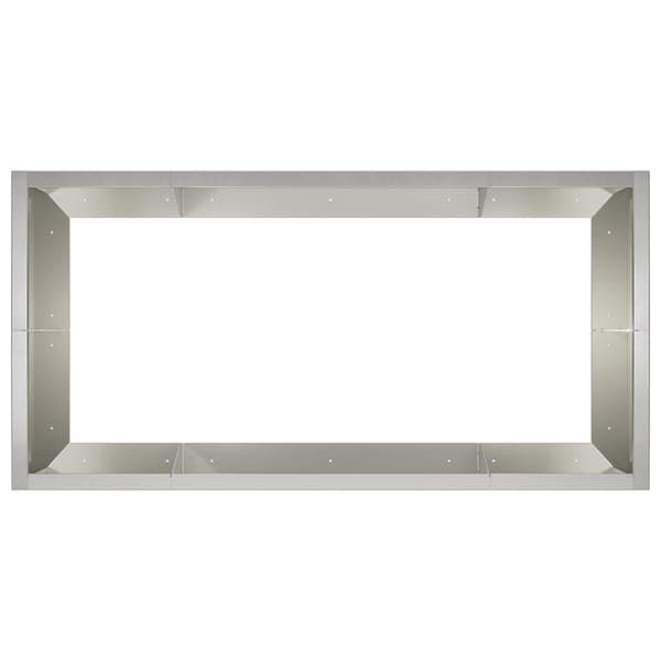 Stödvägg 6 st 200 x 100 x 40 cm Rostfritt stål Silver