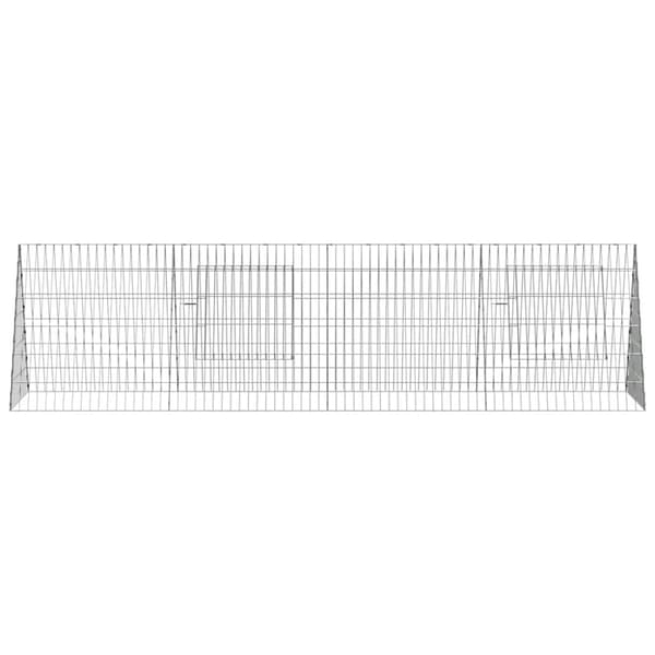 Hönshus Silver 215 x 55 x 55 cm Galvaniserat Stål