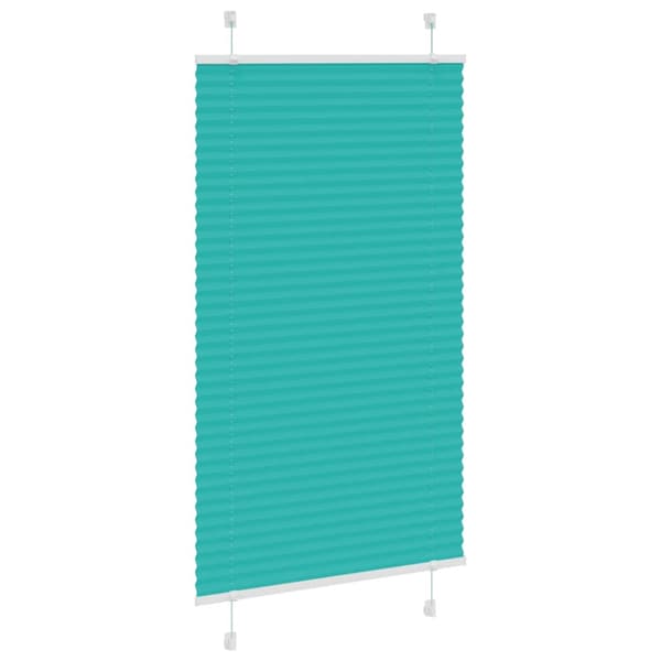 Plisserad persienn bensingrön 70x150 cm tyg bredd 69,4 cm
