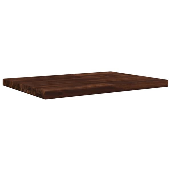 Rektangulärt Bordsskiva 80 x 40 x 3,5 cm Rektangulär Mörkbrun