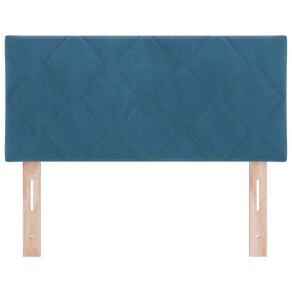 Huvudgavel Mörkblå 100 cm Sammet