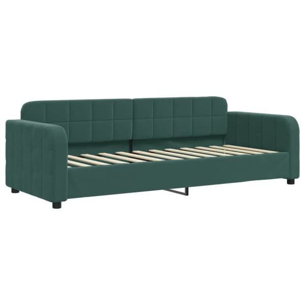 Dagbädd mörkgrön 80x200 cm sammet