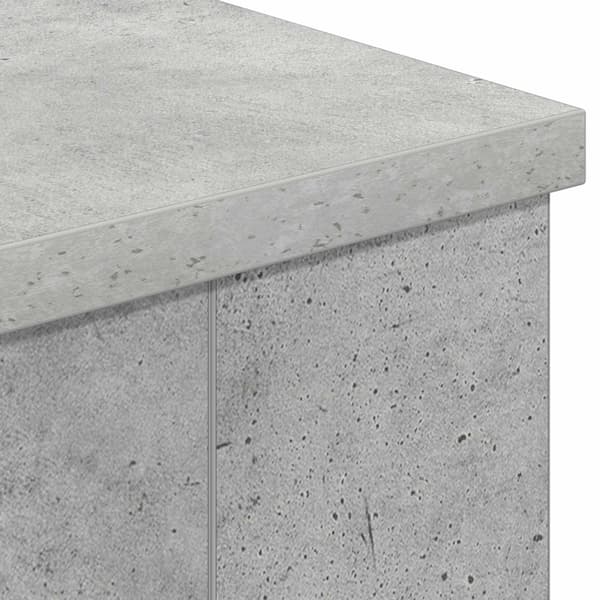 Elektrisk eldstad Betong 47 x 18 x 48 cm Konstruerat trä