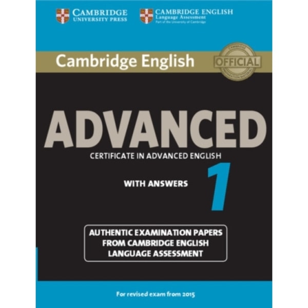 Cambridge English Advanced 1 for Revised Exam from 2015 Student's Book with Answers (häftad, eng)