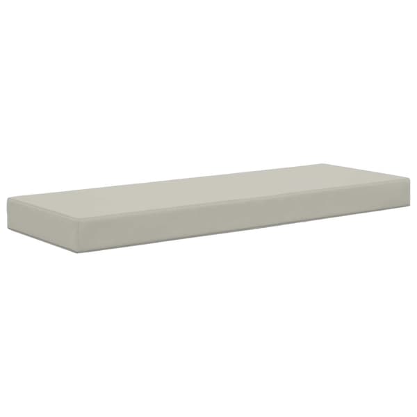 Utomhus sitskudde Grå 111,5 x 40 x 8 cm 100% Polyester