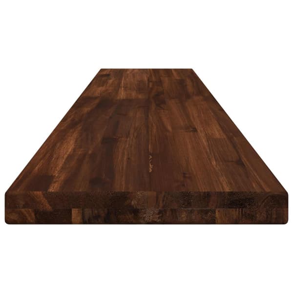 Rektangulärt Bordsskiva 90 x 50 x 3,5 cm Rektangulär Mörkbrun