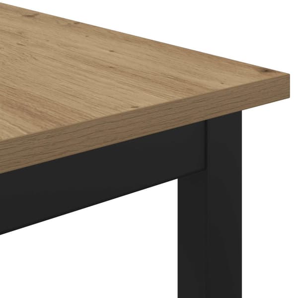Matbord 140 x 80 x 75 cm METALL Rektangulär