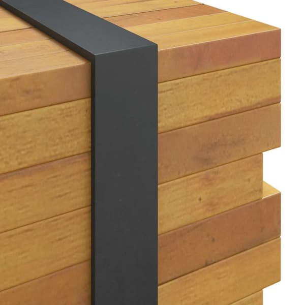 Soffbord 110x45x35 cm massiv teak
