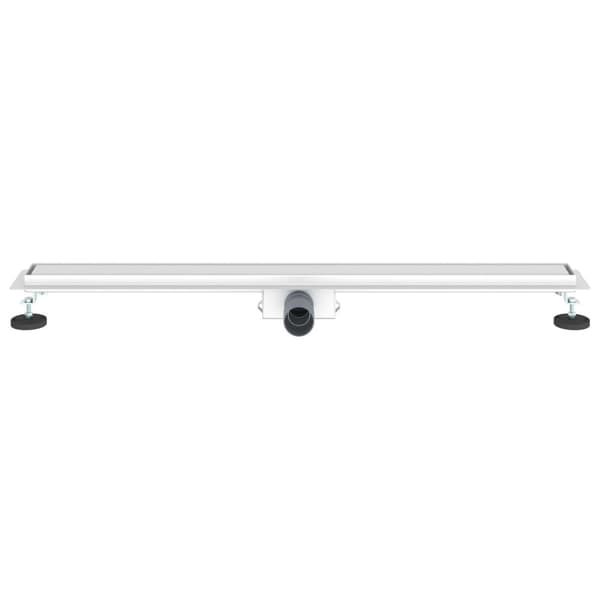 2 i 1 Duschavlopp Silver 100 cm Rostfritt Stål 304