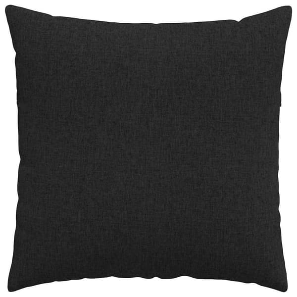 Sofakuddar 2 pcs Svart 80 x 80 cm tyg
