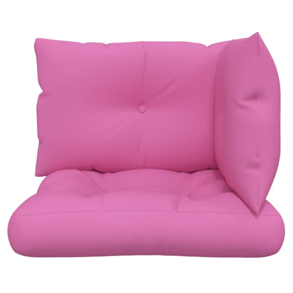 Dynor till pallsoffa 3 st rosa Oxford-tyg