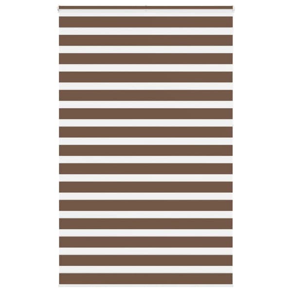 Rullgardin zebra brun 145x230 cm tyg bredd 140,9 cm polyester