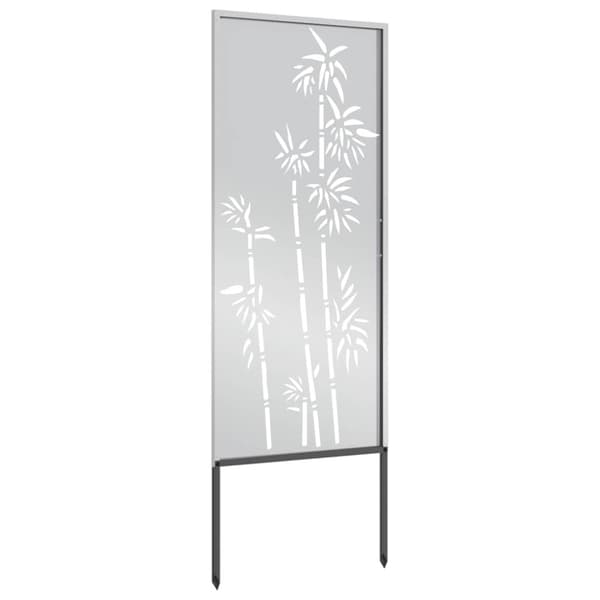 Trädgårds integritetsskärm Silver 50 x 140 cm Galvaniserat stål