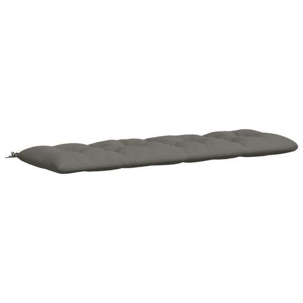 Bänk kudde VIANEN 100% Polyester Grå 200 x 60 x 12 cm