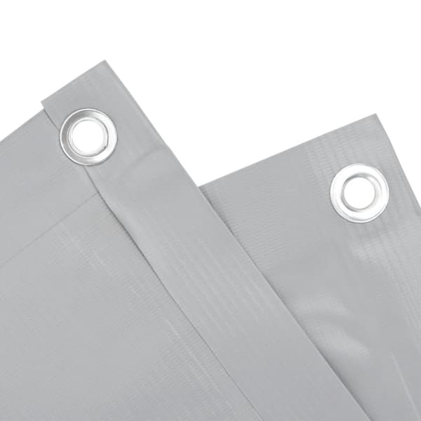 Insynsskydd för balkong grå 300x75 cm PVC