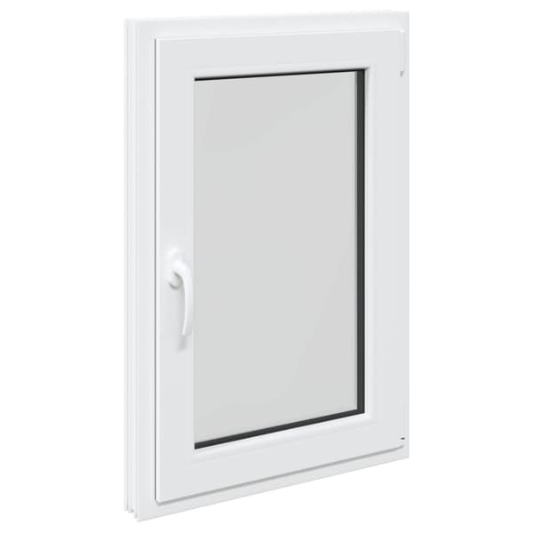 Källarfönster RISOR Vit 60 x 100 cm PVC och glas