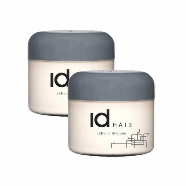 2-pack ID Hair Extreme Titanium Wax 90ml