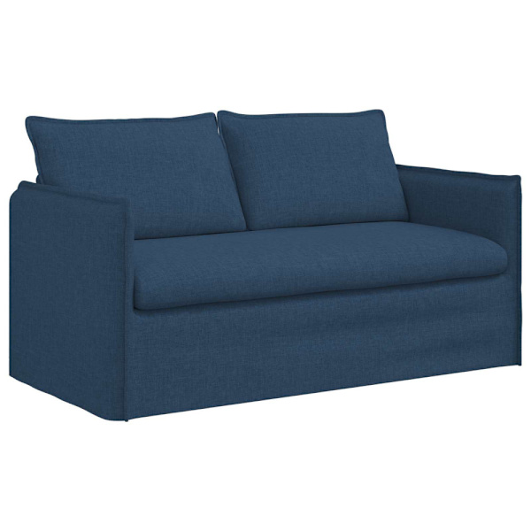 Soffset 2 pcs Blå 156 x 82 x 85 cm Tyg