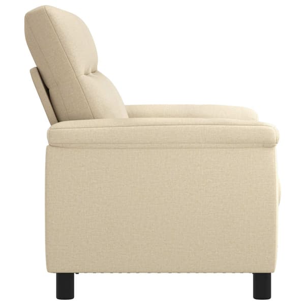 Soffa Gräddvit 178 x 90 x 95 cm Tyg
