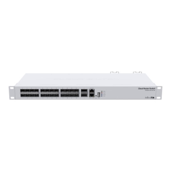 MikroTik Cloud Router Switch CRS326-24S+2Q+RM - switch - 26 portar - Administrerad - rackmonterbar Vit