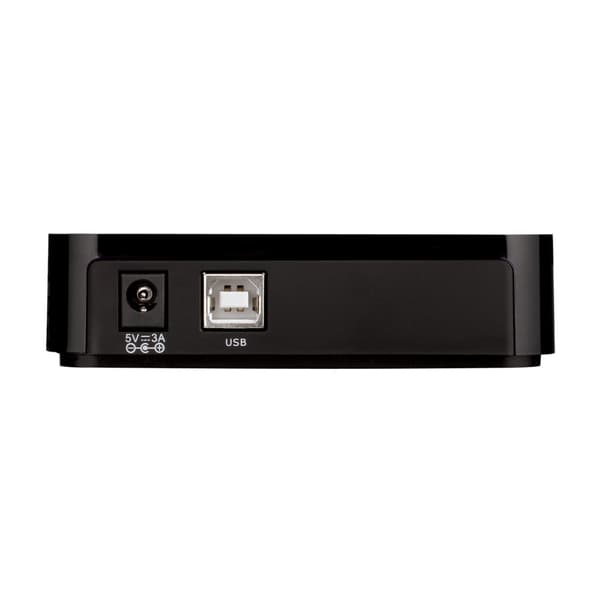 D-Link DUB-H7 USB 2.0 Type-B 480 Mbit/s Svart