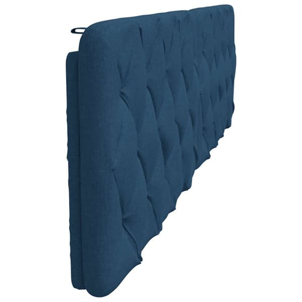 Headboard Cushion Blue 200 cm Fabric