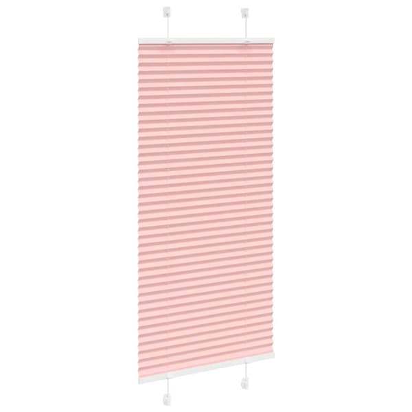 Plisserad persienn rosa 60x150cm tyg bredd 59,4cm polyester