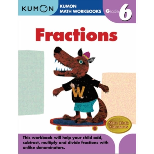 Kumon Grade 6 Fractions (häftad, eng)