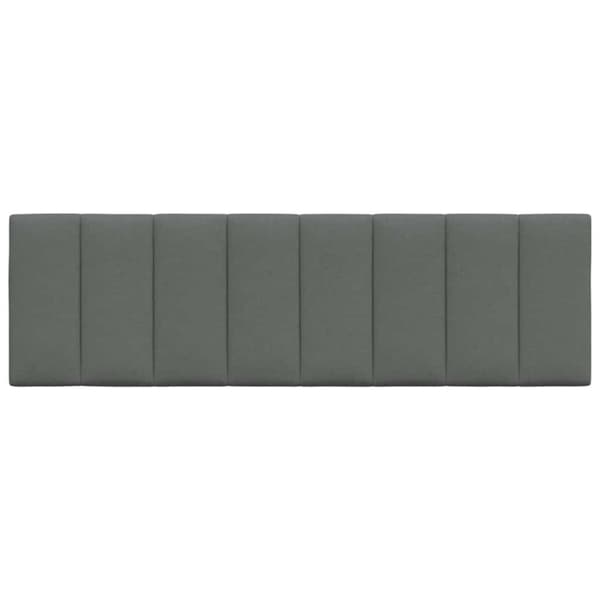 Headboard Cushion "Hanko" Dark Grey 160 cm Fabric