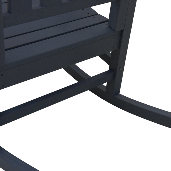 Gungstol 2 pcs Marinblå 92 x 70 x 108 cm polyeten