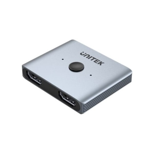 Unitek - video/ljudsplitter/switch - 8K, tvåvägs - 2 portar