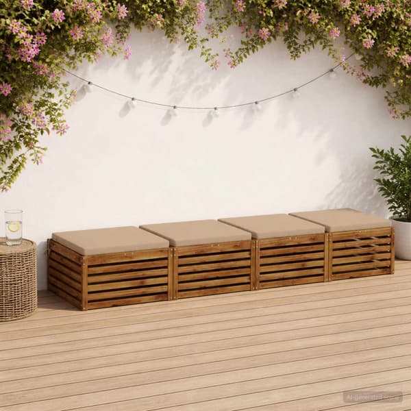4-delade Sittdynor SOEST 4 st 100% Polyester Sand