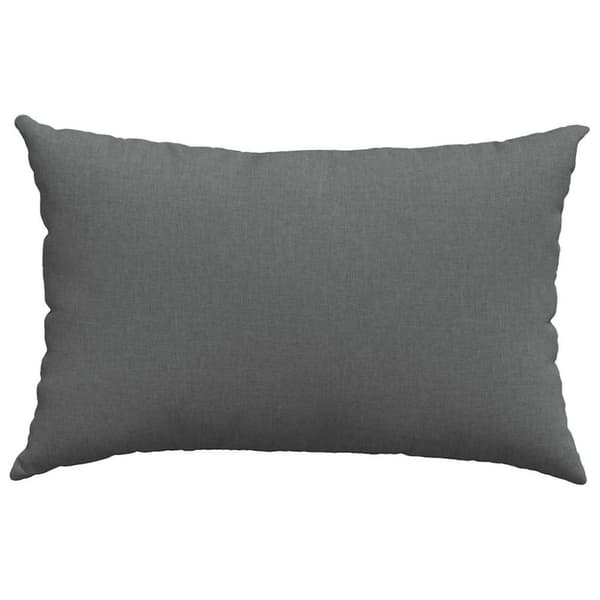 Sofakuddar 2 pcs Mörkgrå 60 x 40 cm tyg