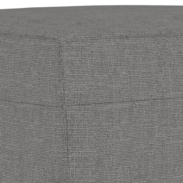 Fotpall mörkgrå 70x55x41 cm tyg