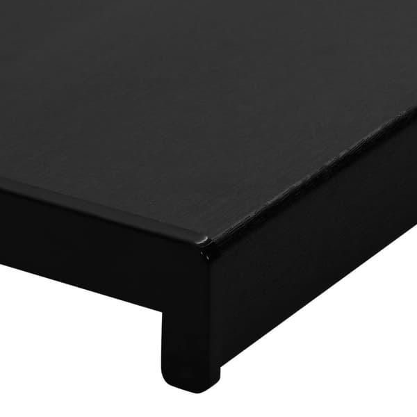 Fönsterbräda Svart med träådring 80 x 45 x 4,5 cm PVC