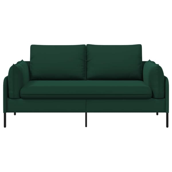 2-sits soffa 2-sits Mörkgrön 188 x 81 x 89 cm Sammet