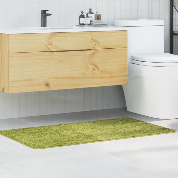 Halkfri Badmatta Grön 70 x 120 cm PP