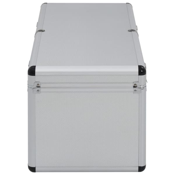 Förvaringsväskor 2 st silver aluminium