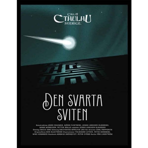 Call of Cthulhu Sverige. Den svarta sviten (bok, kartonnage)