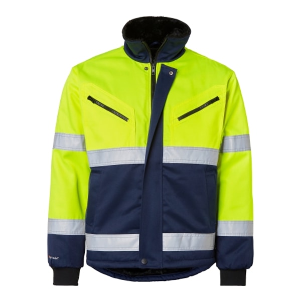 5616 Jacket Fluorescent yellow/navy Unisex