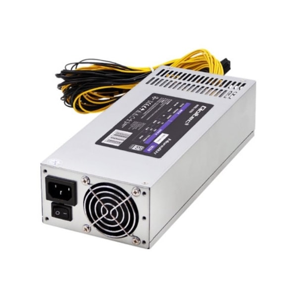 Qoltec Monolith 50350 - nätaggregat - 1850 Watt Grå