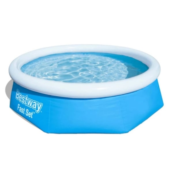 Bestway Pool uppblåsbar Fast Set rund 244x66 cm 57265