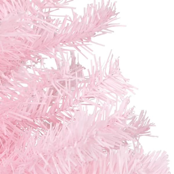 Plastgran med fot rosa 180 cm PVC