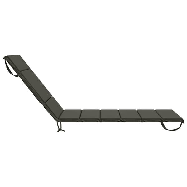 Solstol Kudde GEMERT 100% Polyester Antracit 200 x 80 x 3 cm