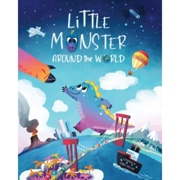 Little Monster Around the World (inbunden, eng)