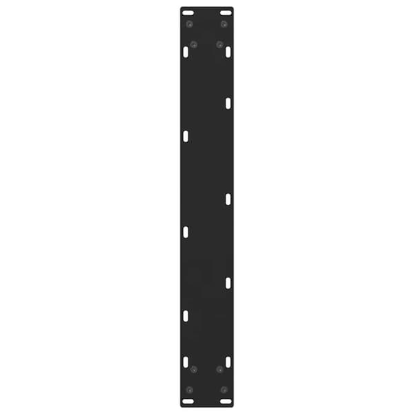 Barbordsben svarta 2 st 60x(110-111) cm stål