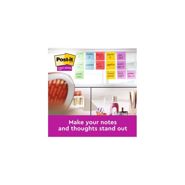 Notes POST-IT SS 76x76mm re sort.f 18/fp