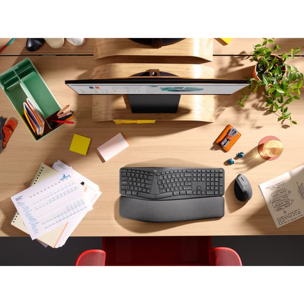 Logitech K860 for Business tangentbord Bluetooth Nordic grafit