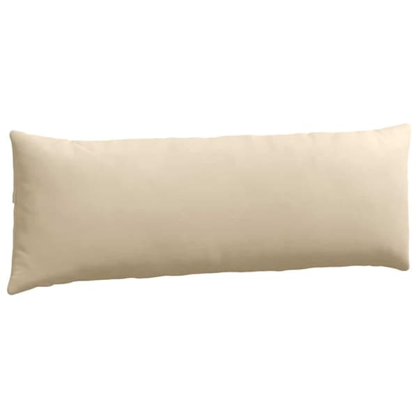 Sofakuddar 2 pcs Kräm 120 x 40 cm tyg