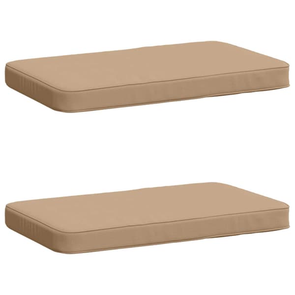 2-delade Bänk Kuddar VUGHT 2 st 100% Polyester Sand